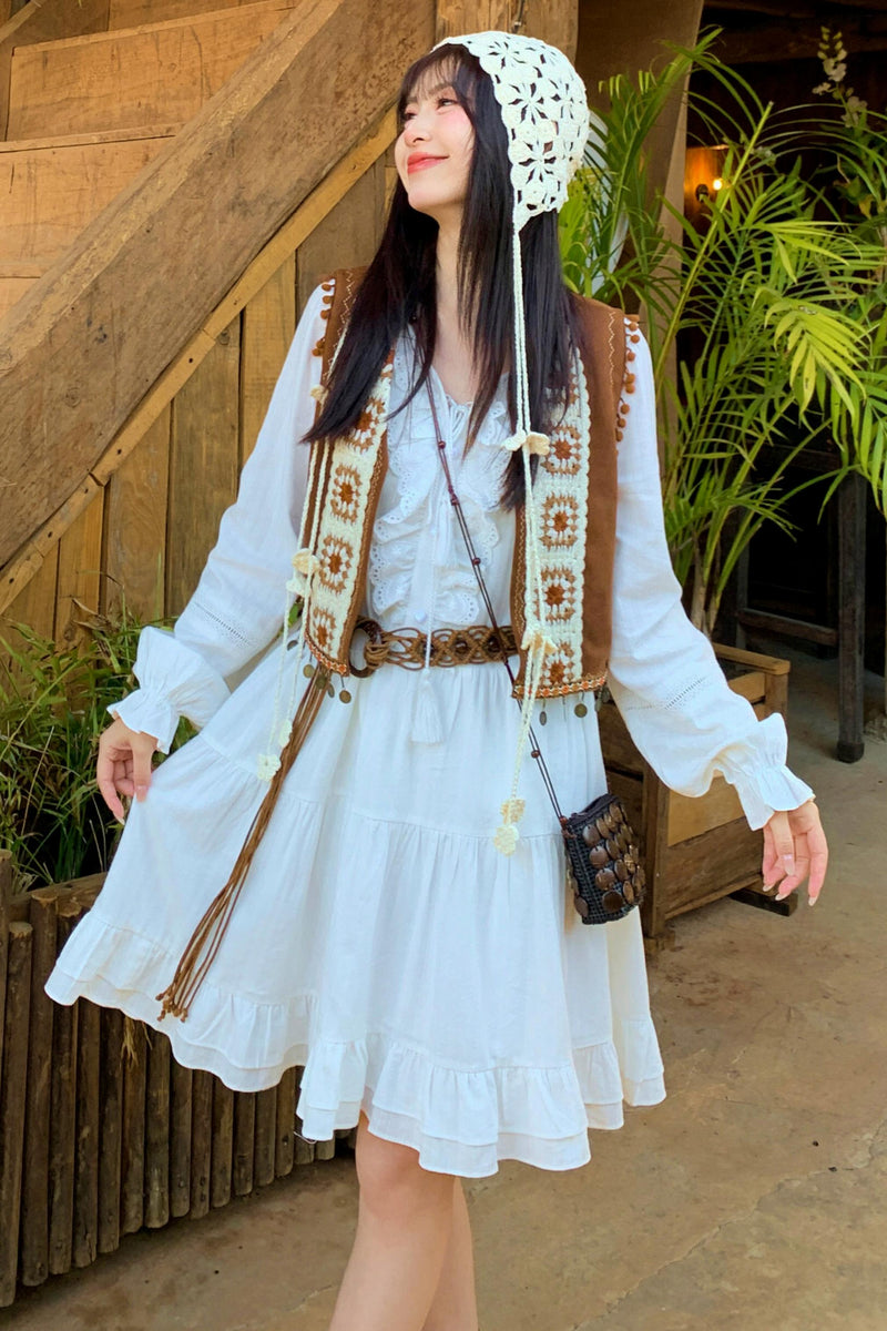 Lace Pure Sleeve Dress