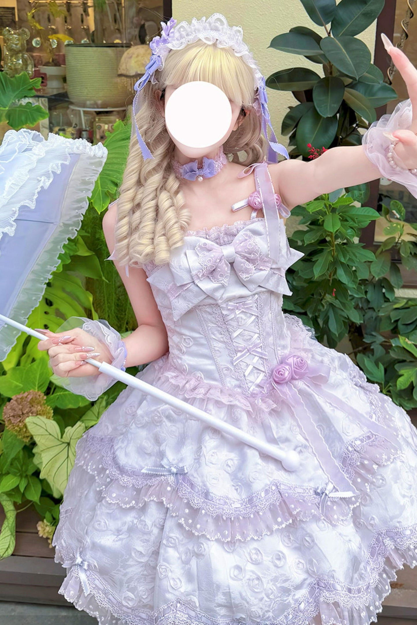 [pre-order] Candy Color Dreamy Doll Lolita Dress + Hair Accessories