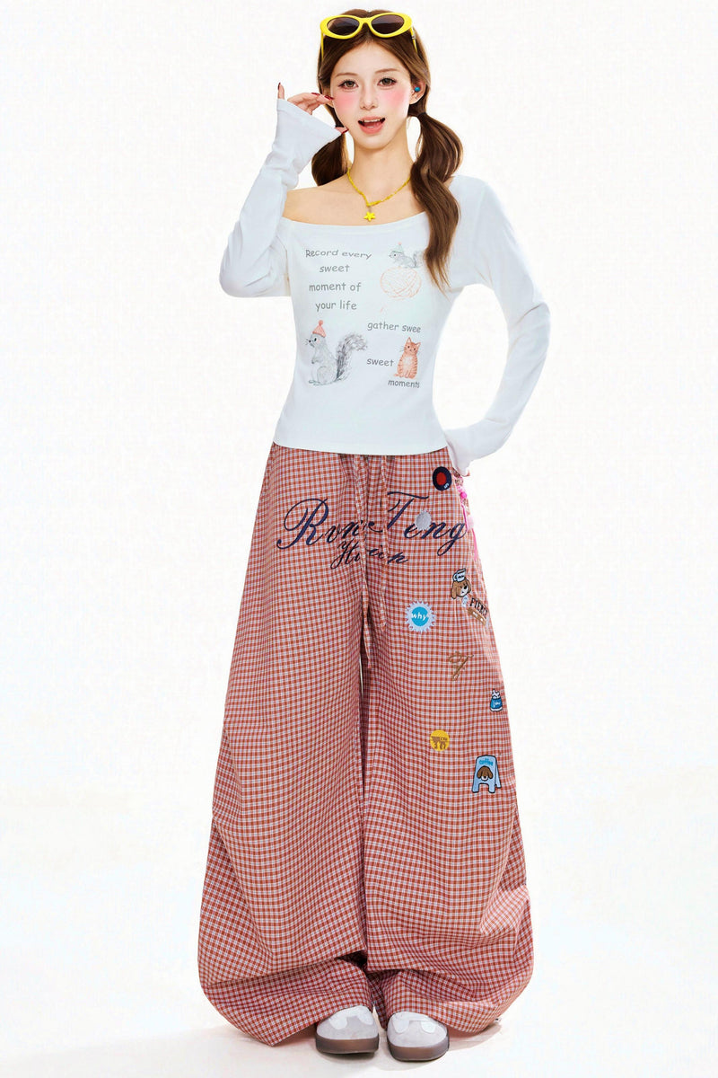 Retro One Shoulder Top