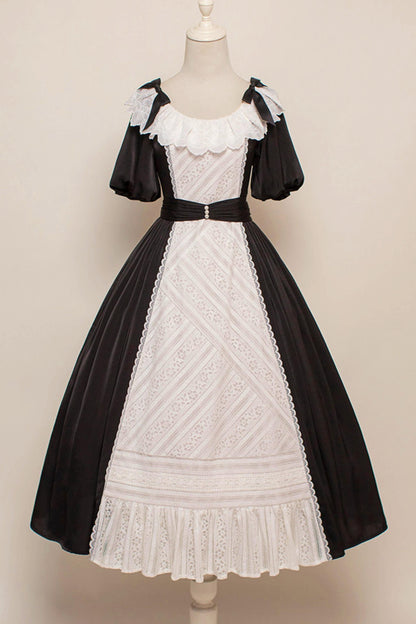 Lace Ribbon Maid Lolita Dress
