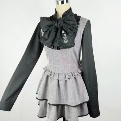 Dark Kawaii Logo Ribbon Dress