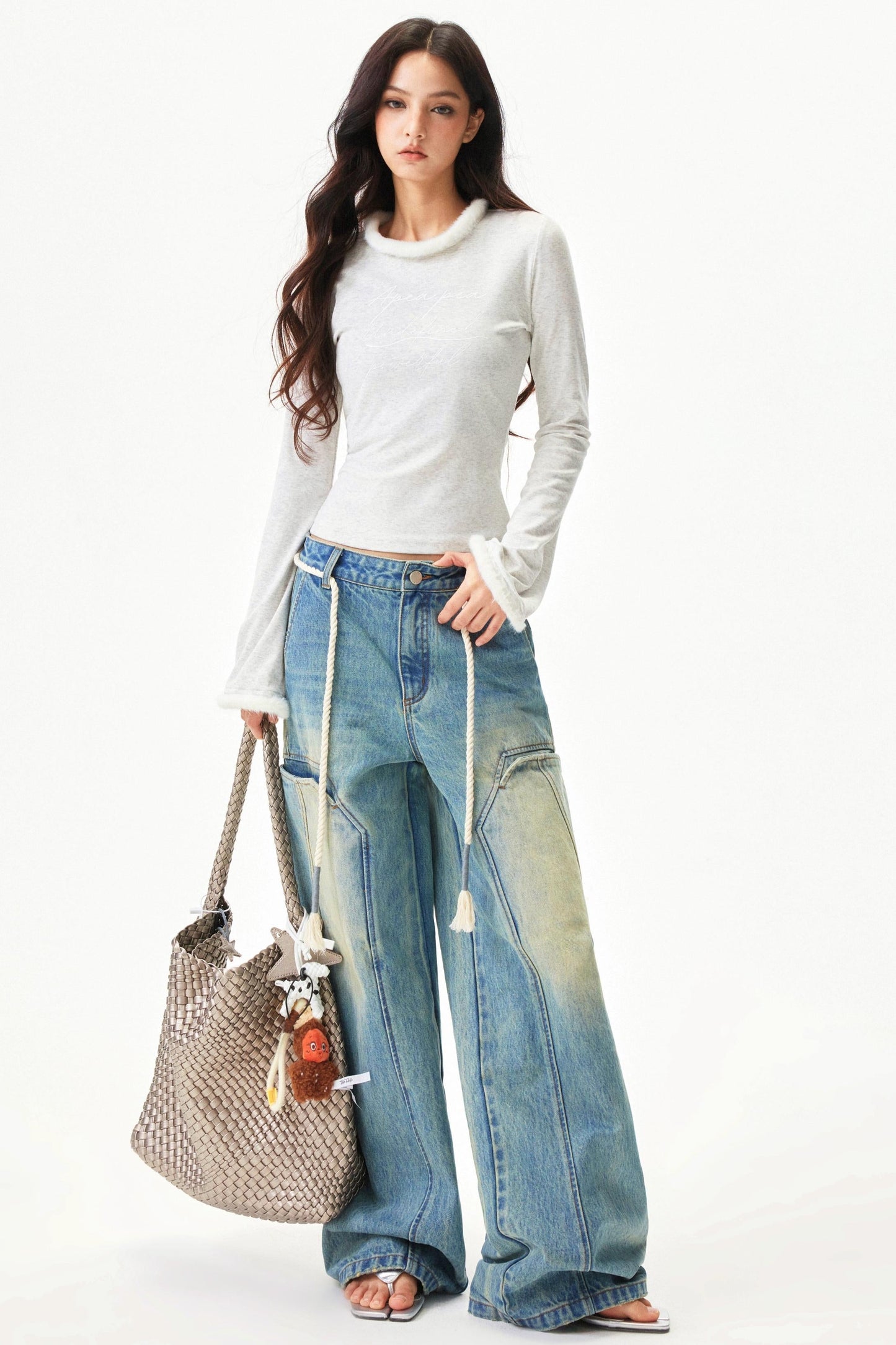 Pure White Slim Tops