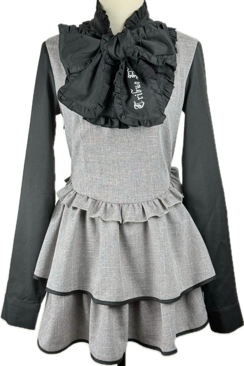 Dark Kawaii Logo Ribbon Dress