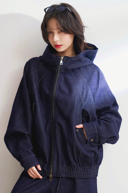 Hooded Denim Set