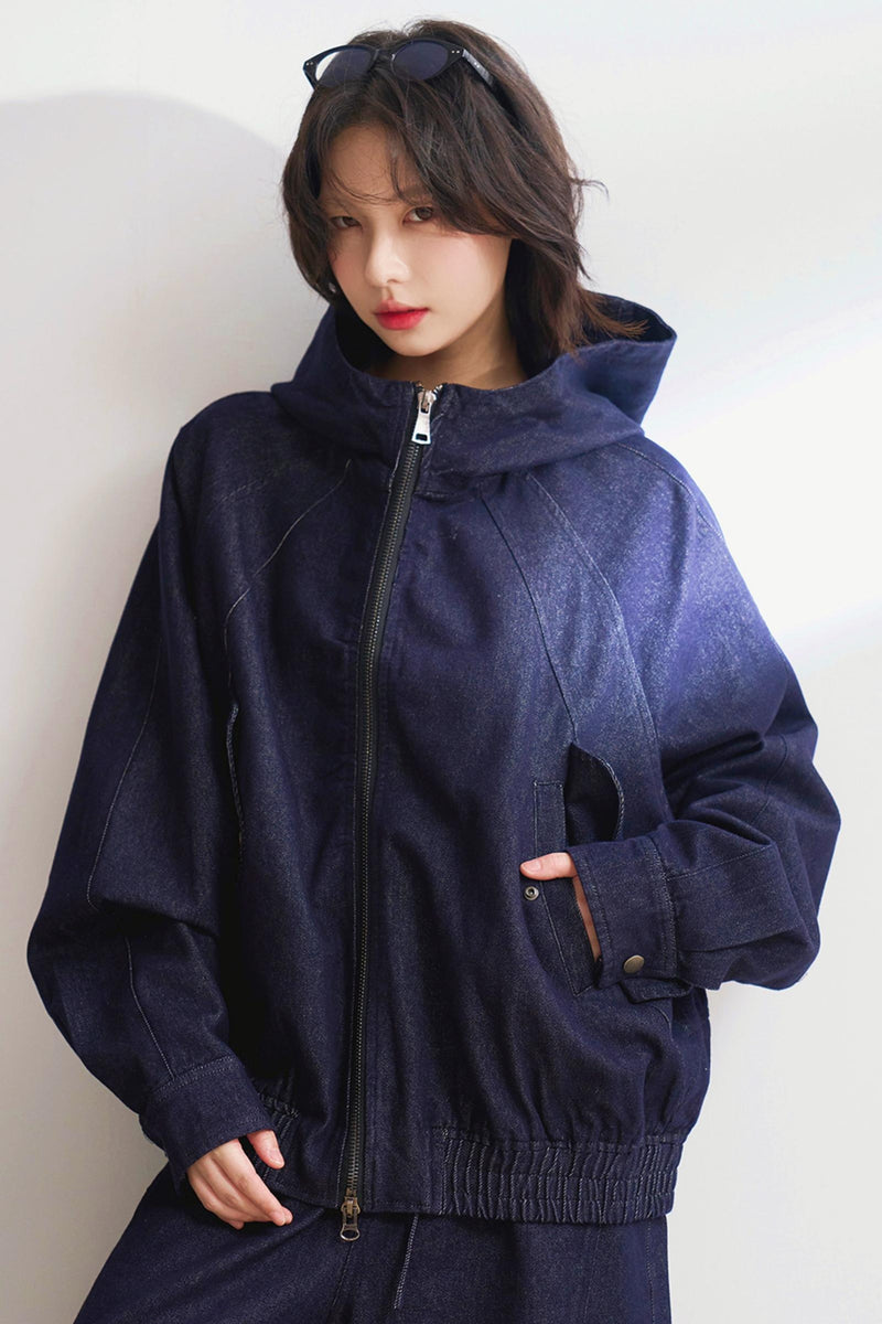 Hooded Denim Set