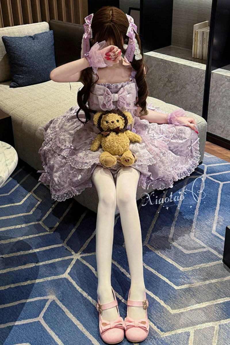 [pre-order] Candy Color Dreamy Doll Lolita Dress + Hair Accessories