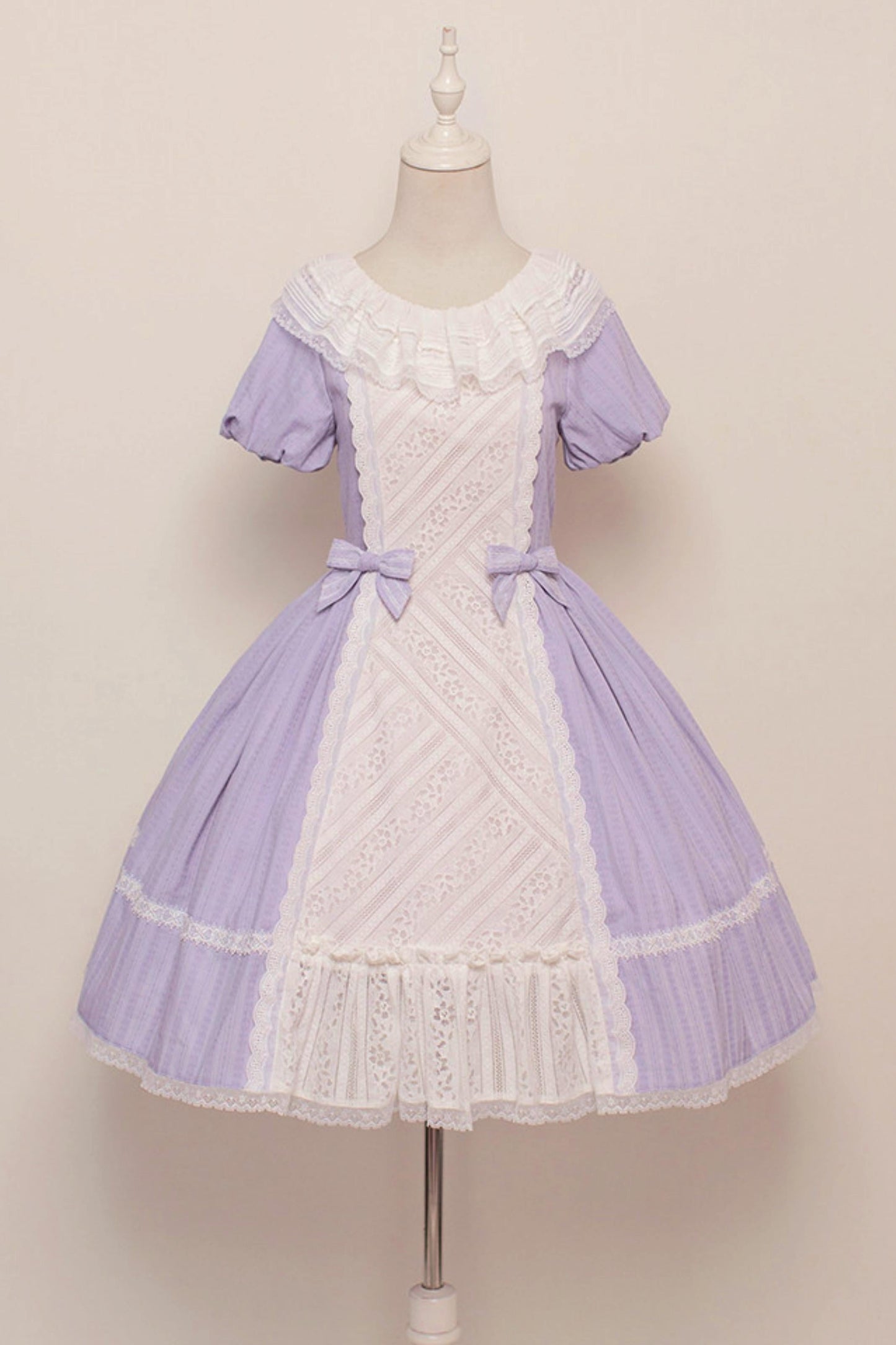 Lace Ribbon Maid Lolita Dress