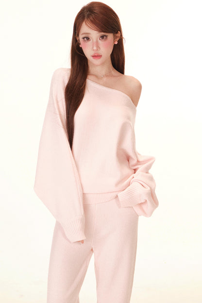 Sweet Off Shoulder Top + Pants + Scarf