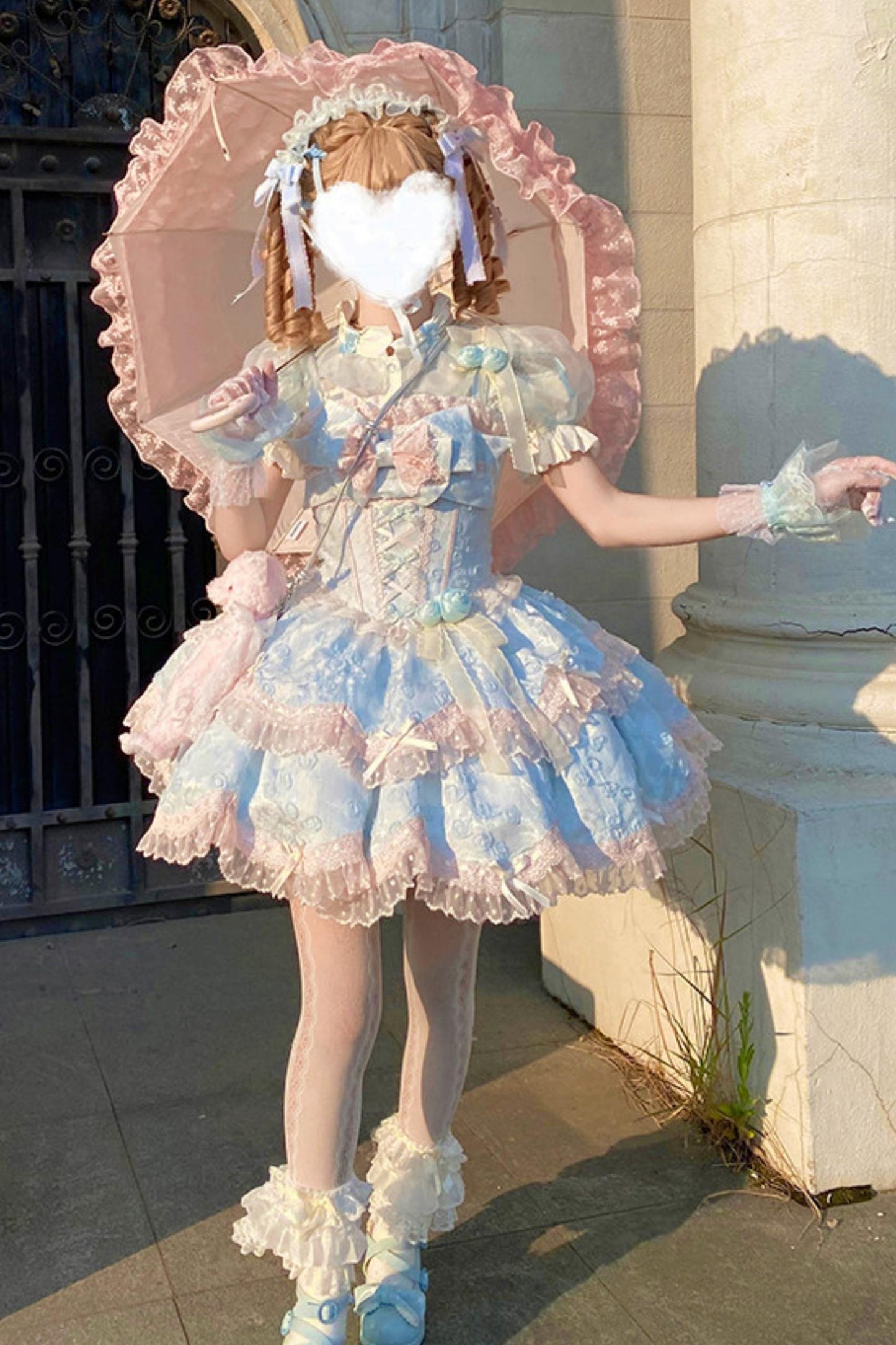 [pre-order] Candy Color Dreamy Doll Lolita Dress + Hair Accessories