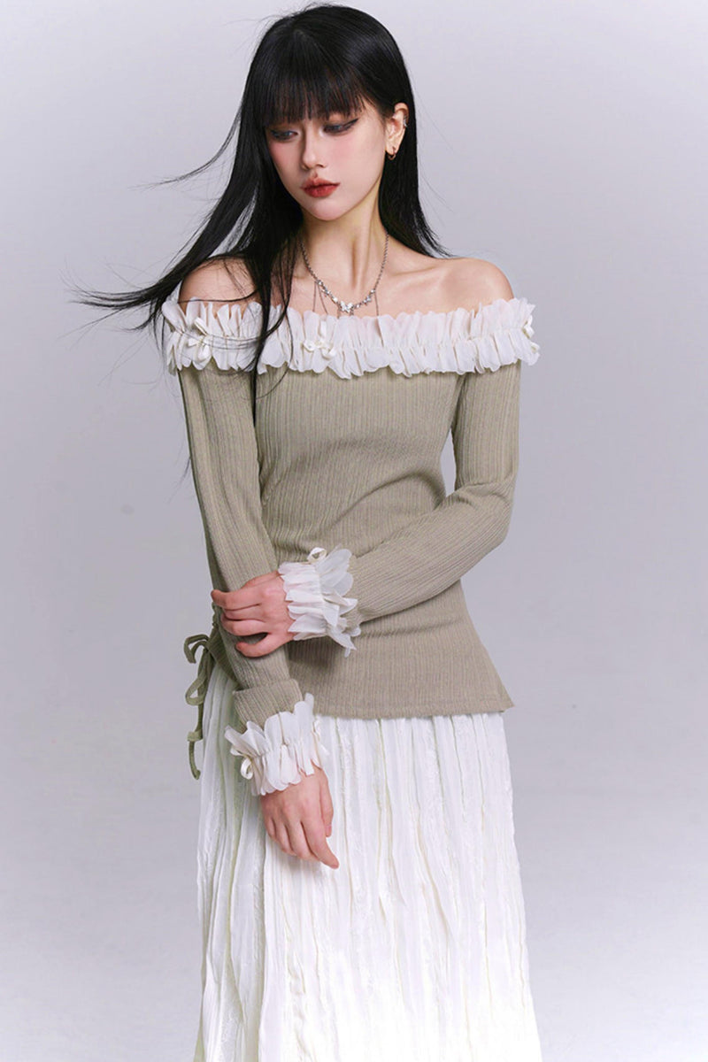Sweet Dark Lee One Shoulder Top