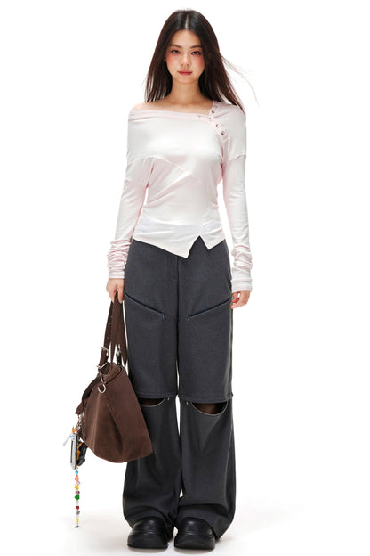 Slit Slim Top