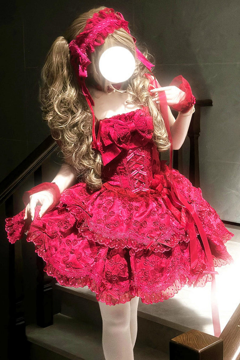 [pre-order] Candy Color Dreamy Doll Lolita Dress + Hair Accessories