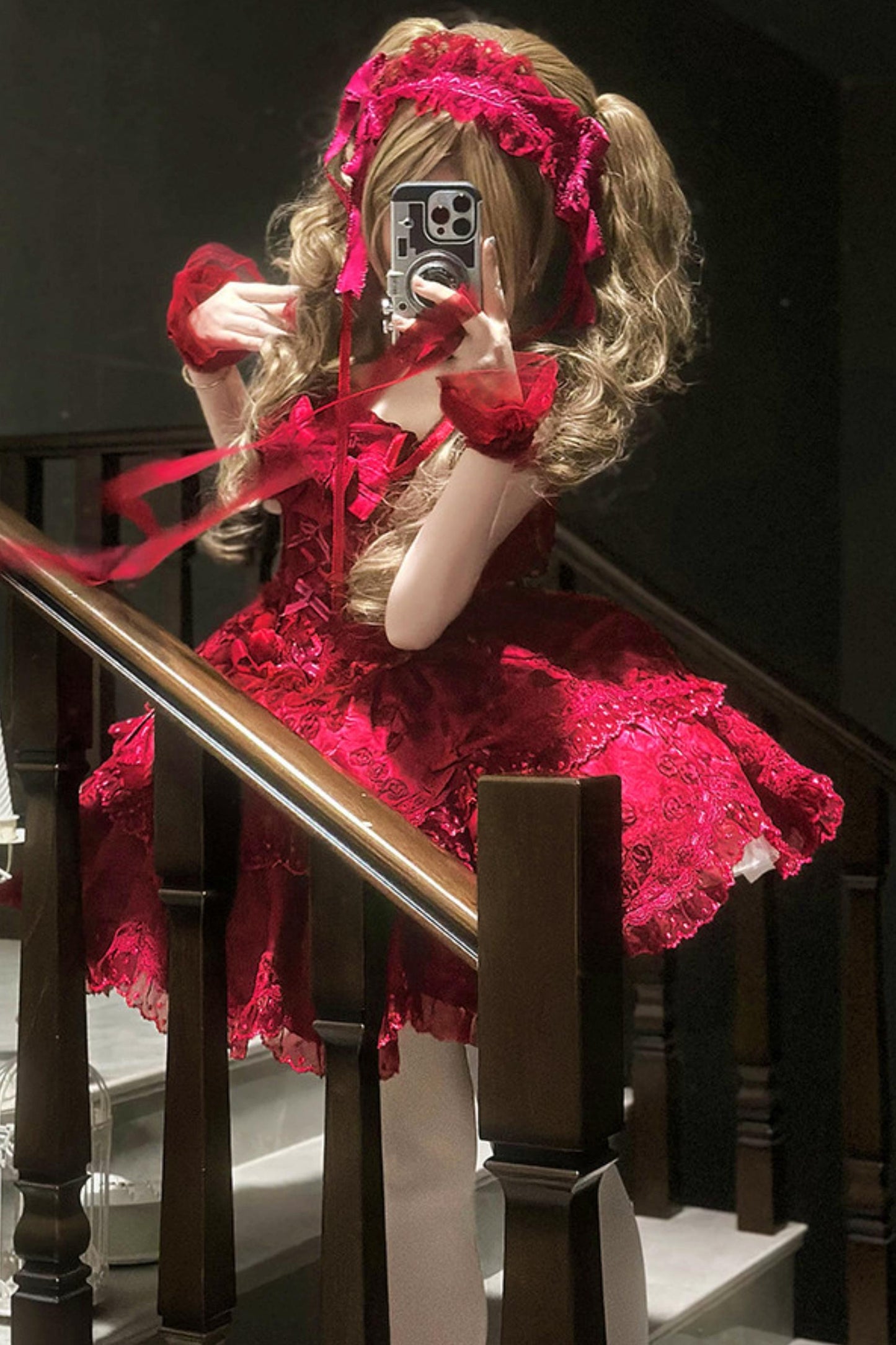 [pre-order] Candy Color Dreamy Doll Lolita Dress + Hair Accessories