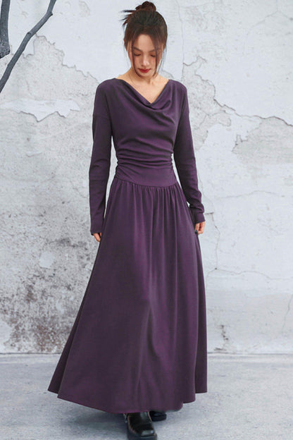 Retro Knitted Swing Dress