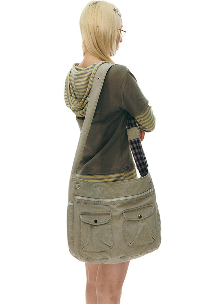 Patchwork Canvas Bag