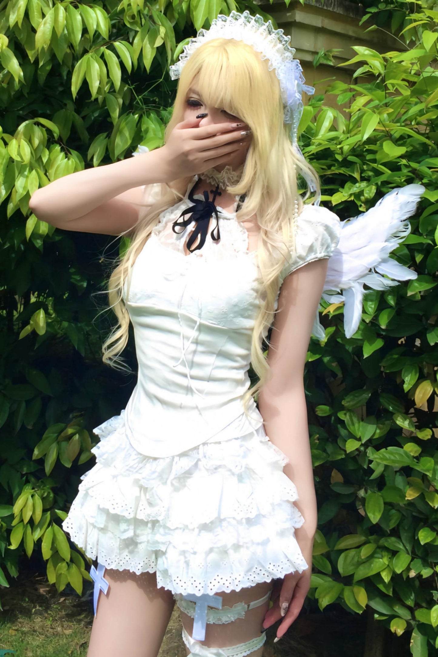 Lace Patchwork Top + Tiered Skirt