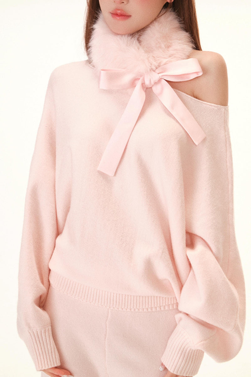 Sweet Off Shoulder Top + Pants + Scarf