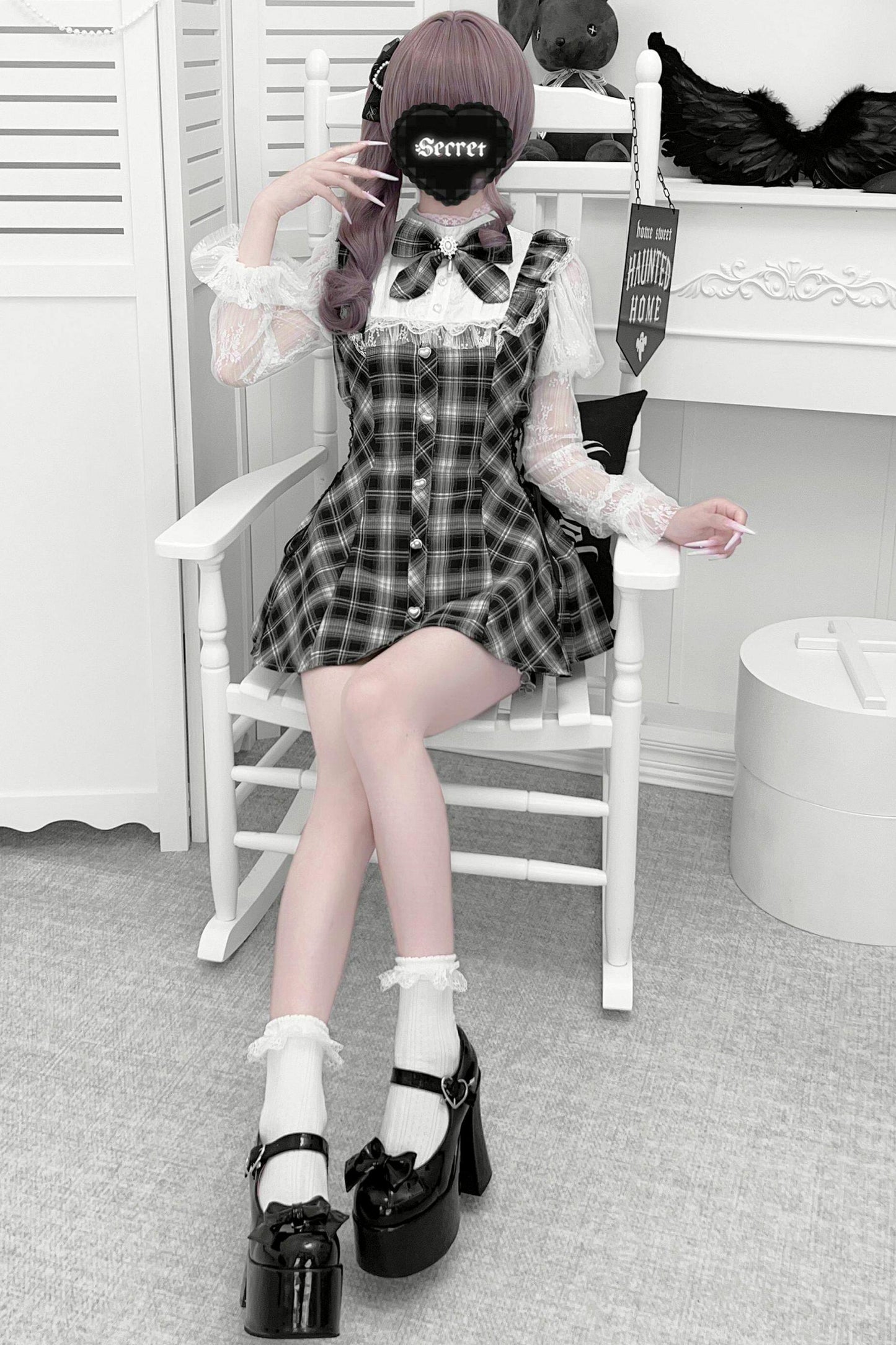 Subculture Dark Kawaii Lace Dress + Shorts