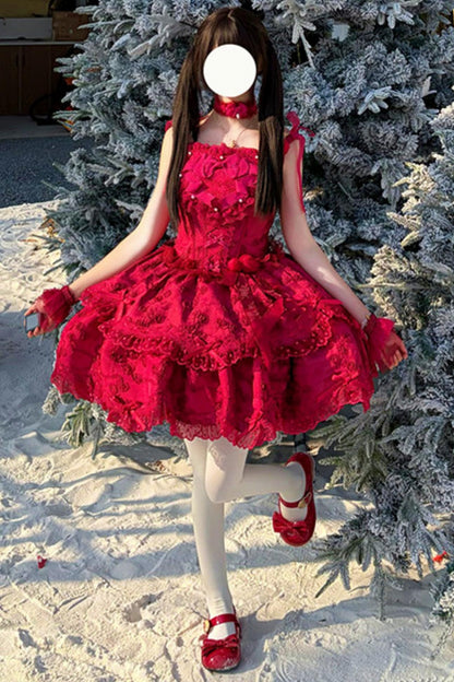 [pre-order] Candy Color Dreamy Doll Lolita Dress + Hair Accessories
