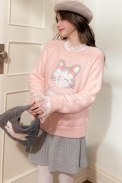 Sweet Bunny Knit Sweater