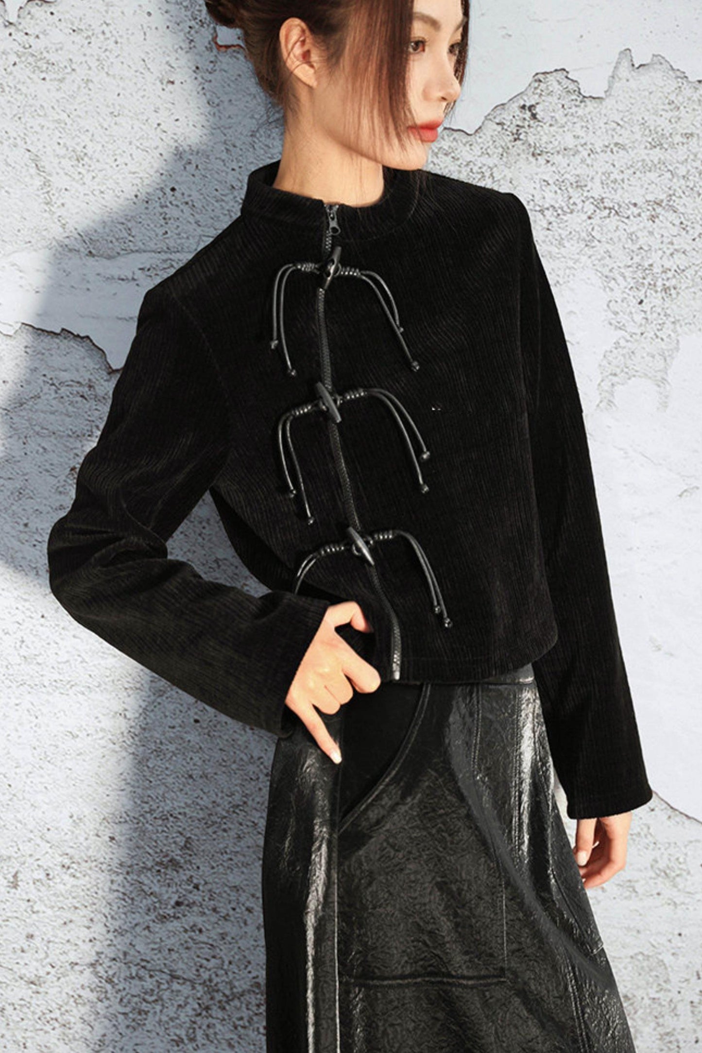 Dark Mode Chinese-style Top
