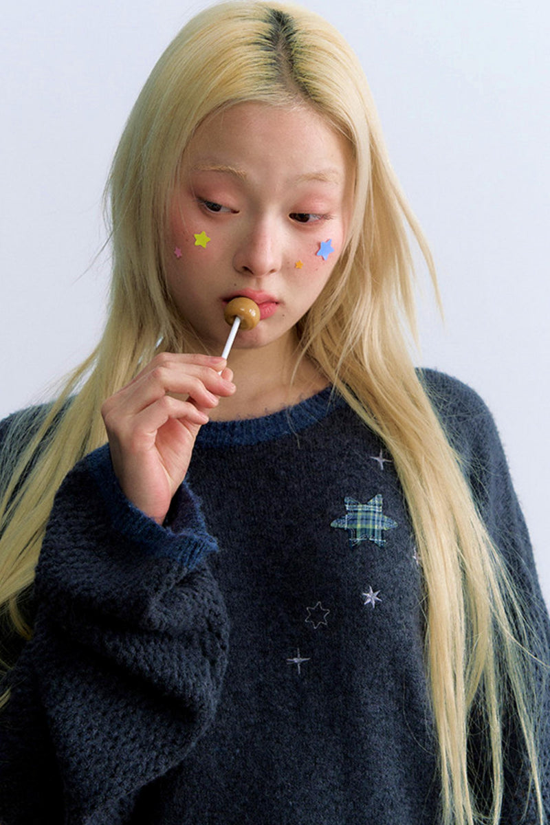 Six Point Star Knit Sweater