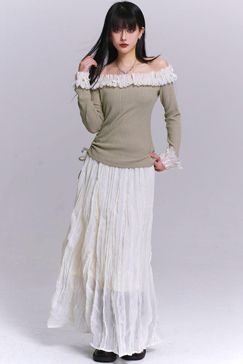 Sweet Dark Lee One Shoulder Top