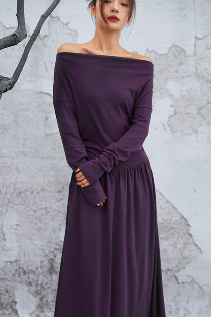 Retro Knitted Swing Dress