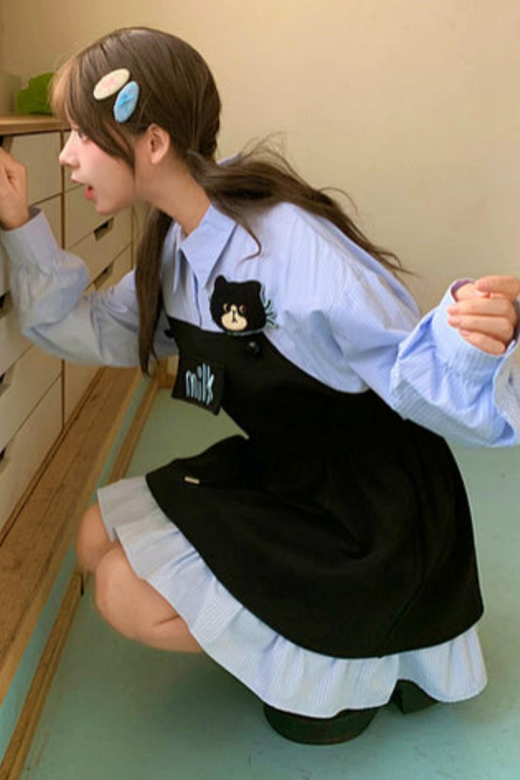 Cat Ear Hooded Dress