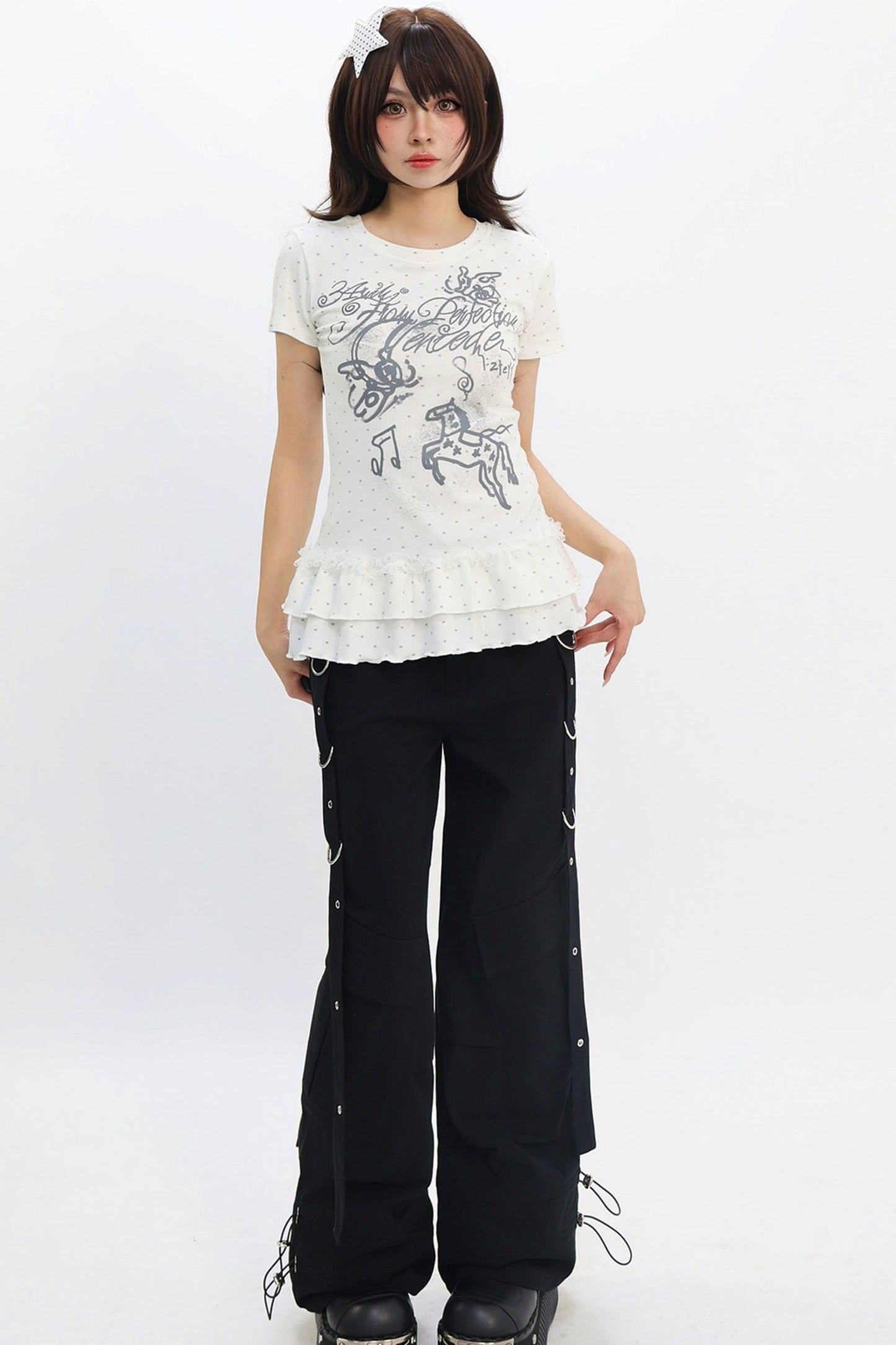 Y2k Polka Dot Top