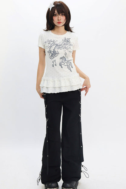 Y2k Polka Dot Top
