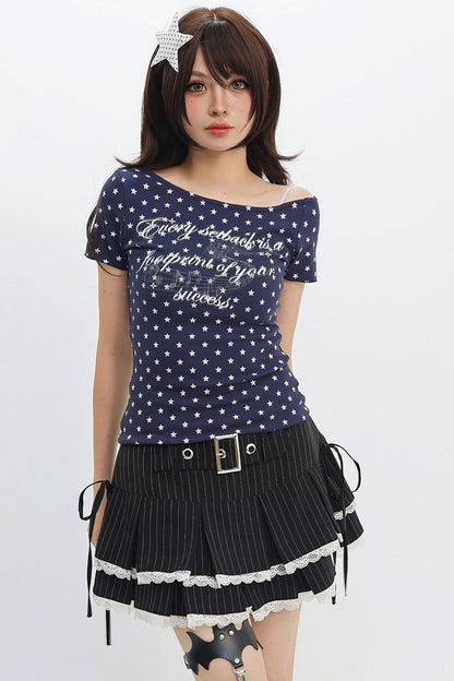 Retro Star Y2k Fit Top