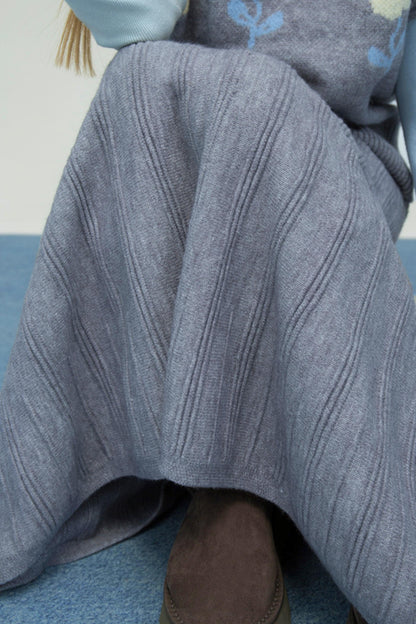 Knit Top + Inner Top + Skirt
