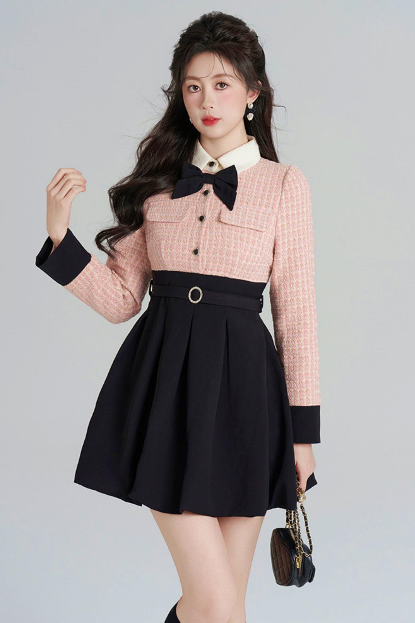 Woolen Two-piece Dress