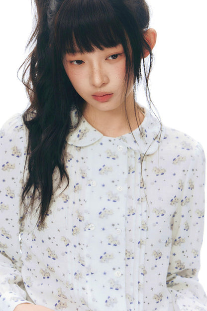 Pony Print Top + Skirt
