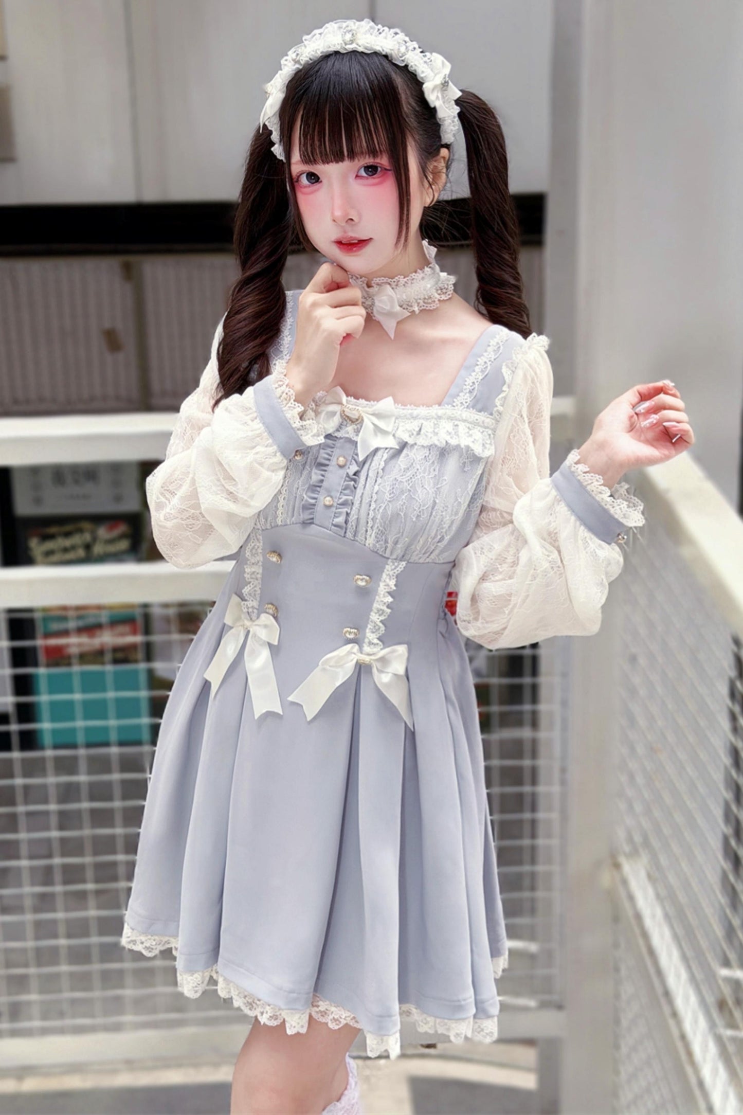 Angelic Lace Doll Dress + Choker