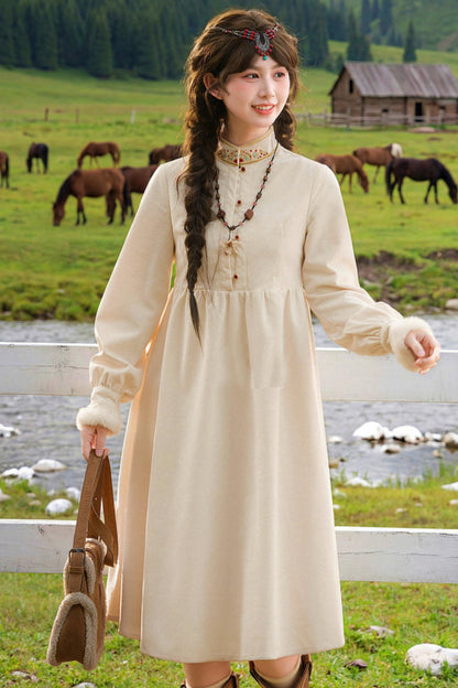 Retro Mori Girl Dress