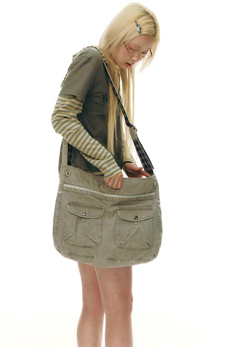 Patchwork Canvas Bag