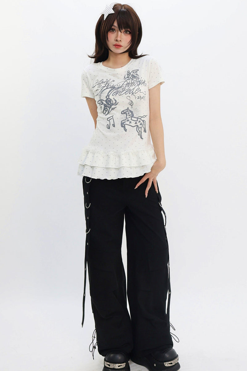 Y2k Polka Dot Top