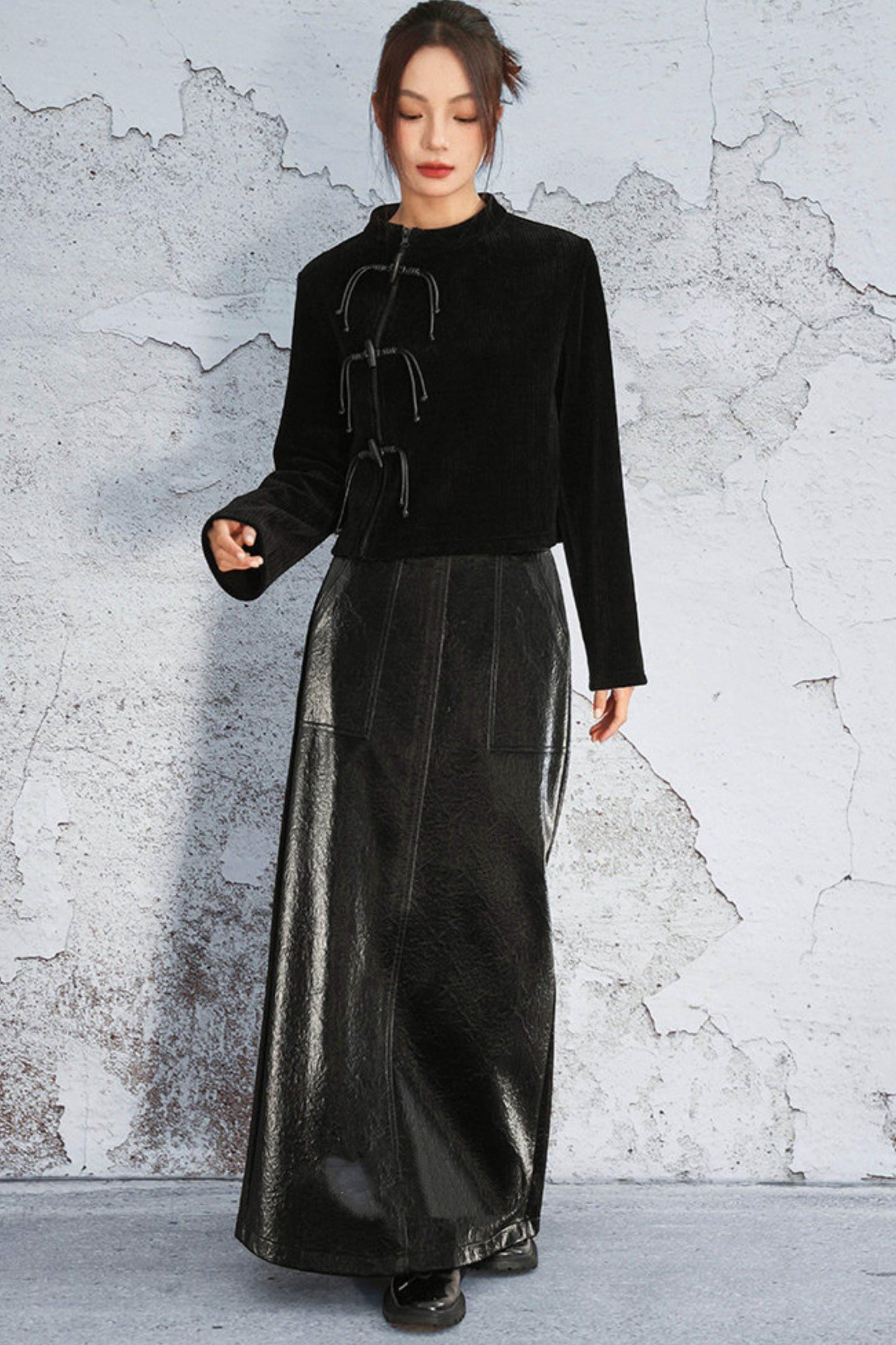 Dark Mode Chinese-style Top