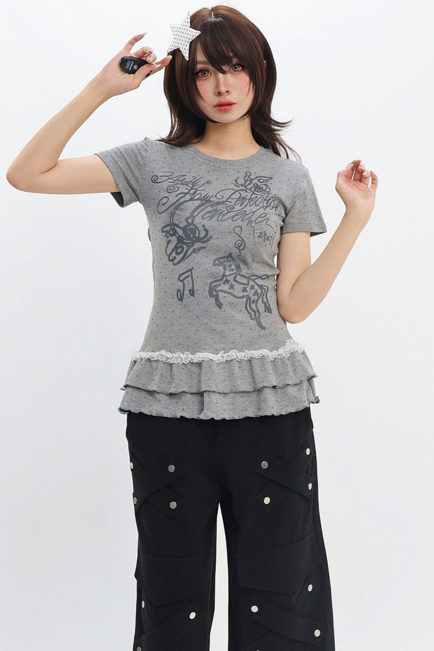 Y2k Polka Dot Top