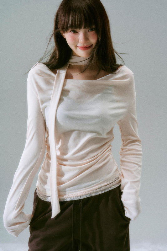 Lace Sheer Sweet Tops