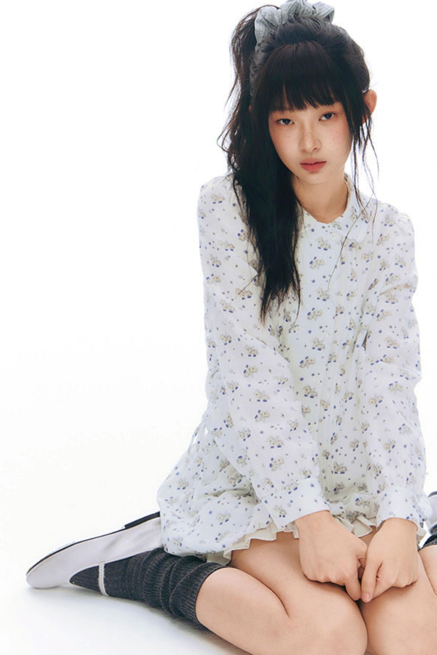 Pony Print Top + Skirt