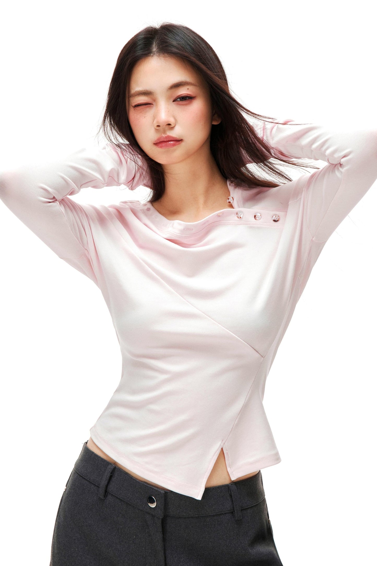 Slit Slim Top