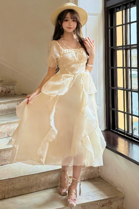 French Ruffle Princess Dress