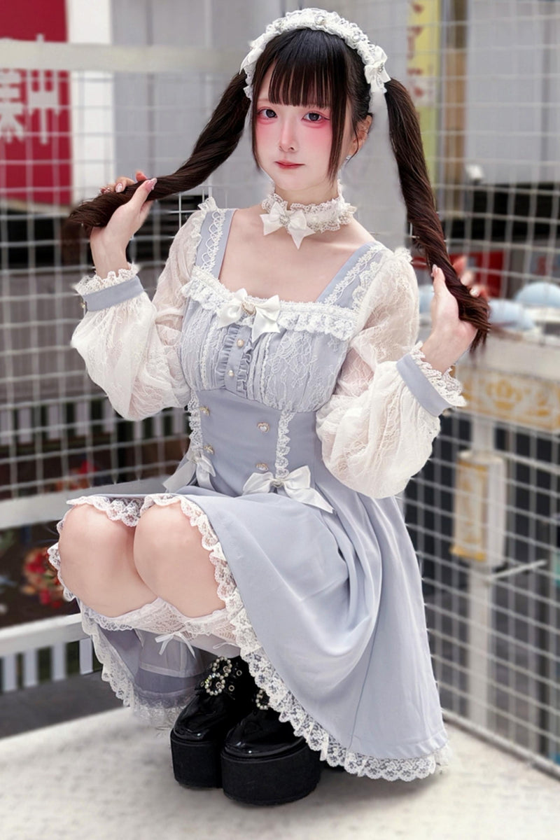Angelic Lace Doll Dress + Choker
