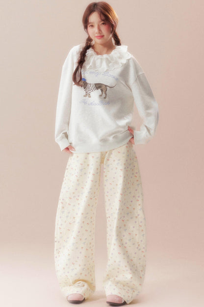 Daydreaming Lace Sweatshirt