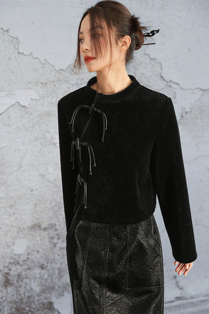Dark Mode Chinese-style Top