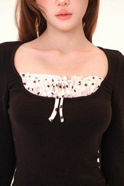 Dot Liner Top + Pants