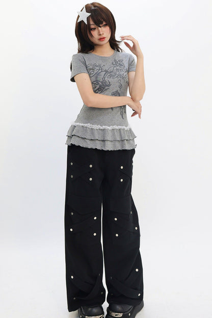 Y2k Polka Dot Top